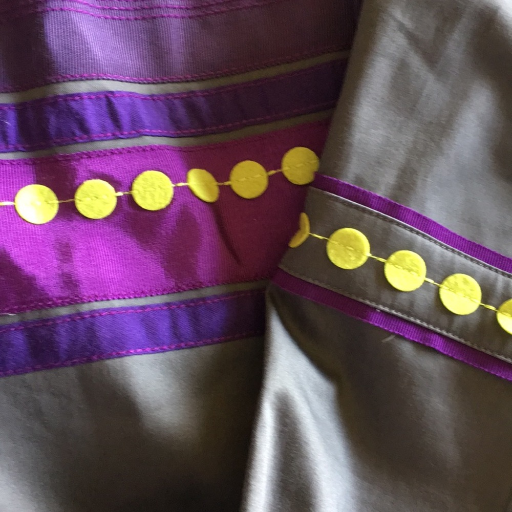 Boden sundress, dove grey with appliqué details - Picture 4 of 4
